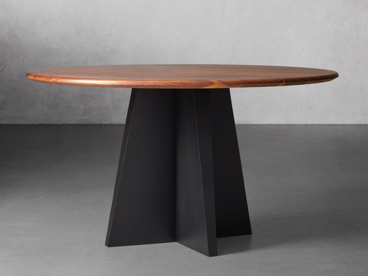 Table à manger ronde Jacob avec base Vertex