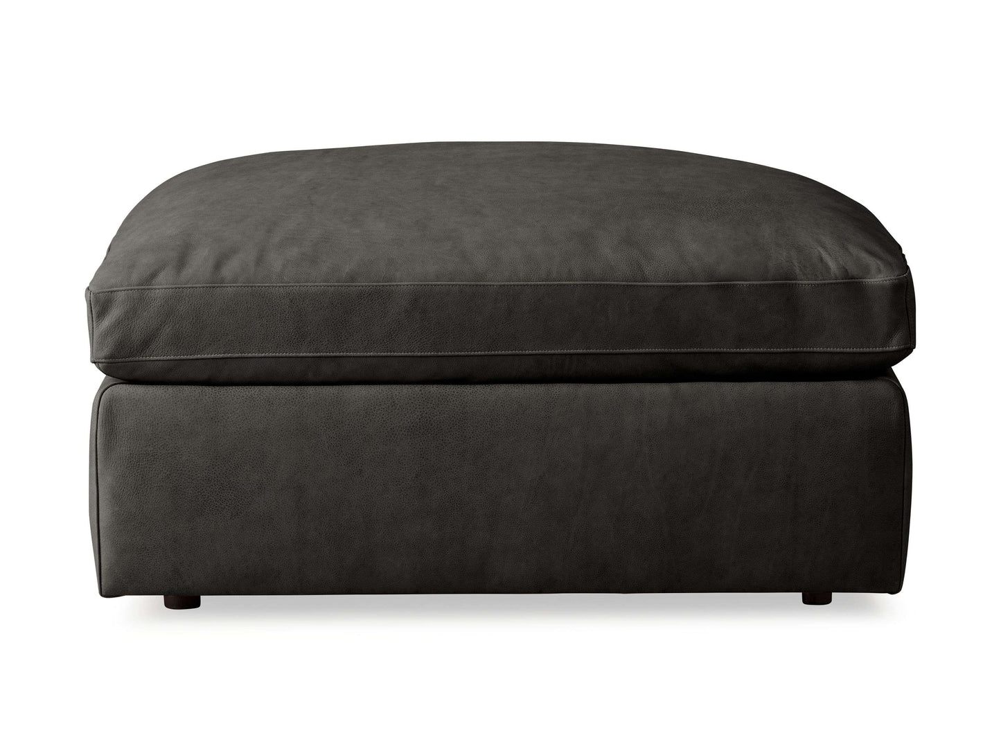 Pouf en cuir Beale