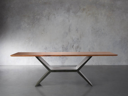 Table à manger Jacob avec base Vertex