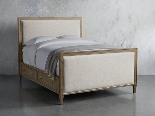 Lit de rangement Pearson en Basa naturel