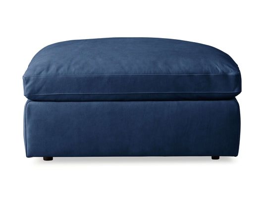 Pouf en cuir Beale